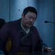 wong at a table talking